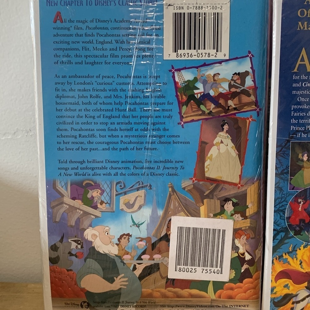 3 NWT Vintage Sealed Disney VHS Tapes - Picture 5 of 7